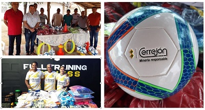 Cerrejón dona implementos deportivos a clubes del municipio de Uribia