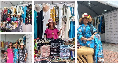 Artesanas del resguardo de Provincial llegan a feria de Bogotá con apoyo de Cerrejón