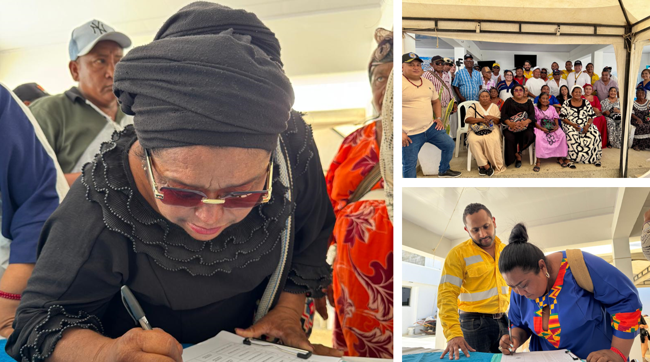 Cerrejón y comunidades wayuu cierran los primeros acuerdos de consulta previa por la línea de transmisión eléctrica